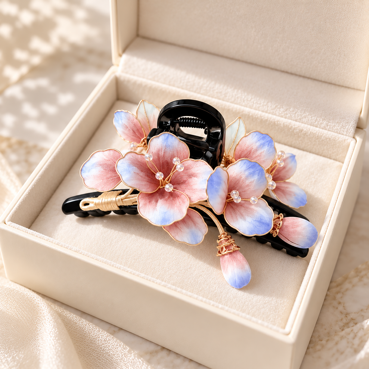 Peach Cloud Ronghua claw hair clip alternate view