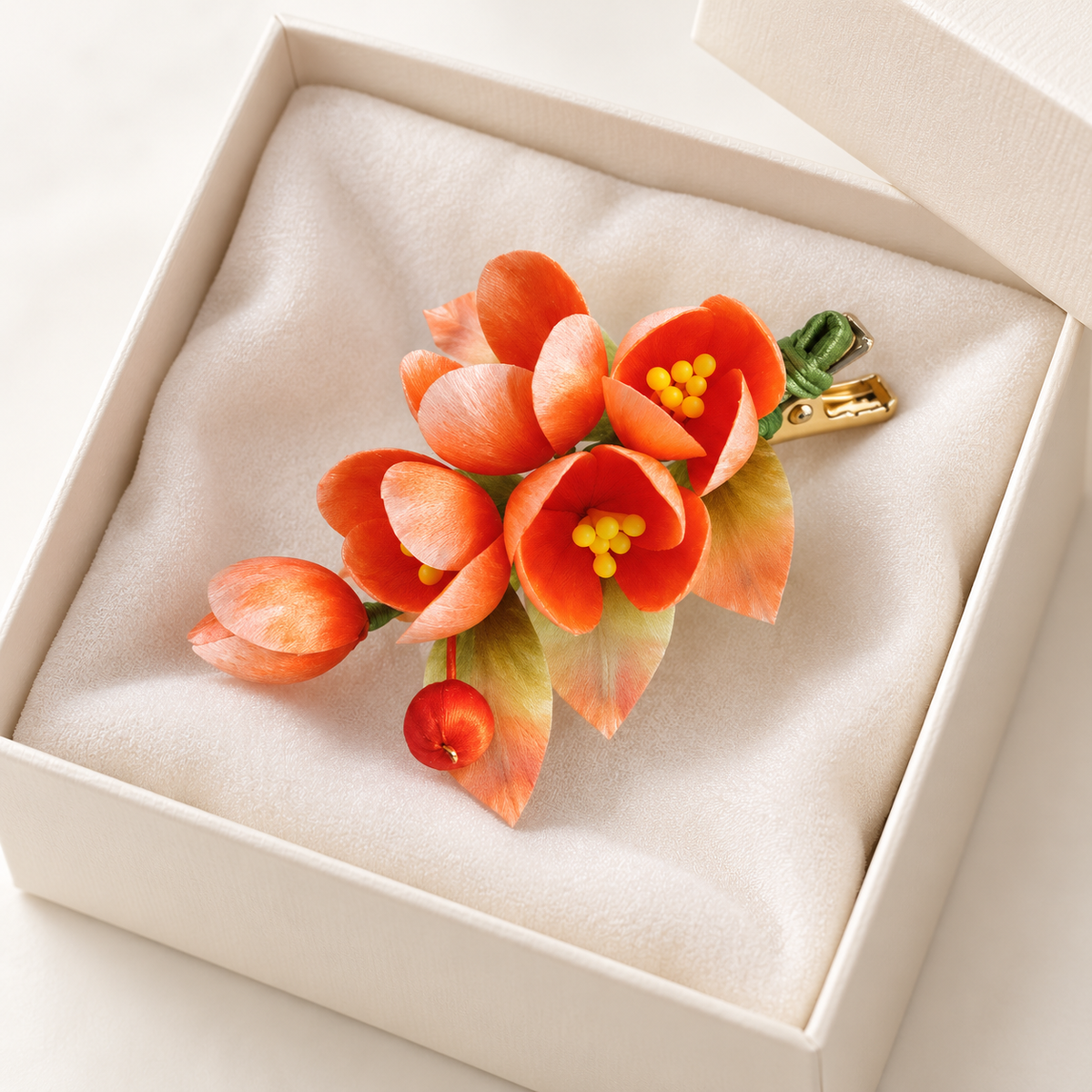 Fanghua Chuzhan hair clip in a gift box