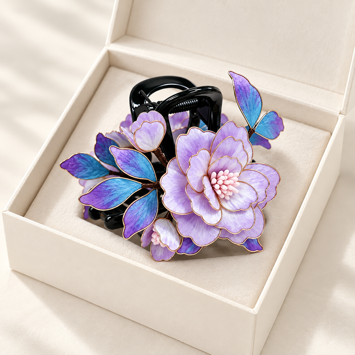 Purple Violet Ronghua claw clip product detail