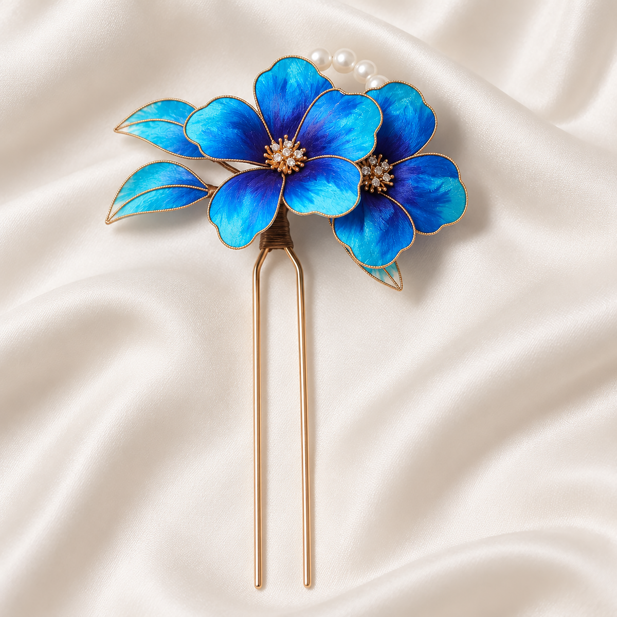 Blue porcelain Ronghua hairpin product detail