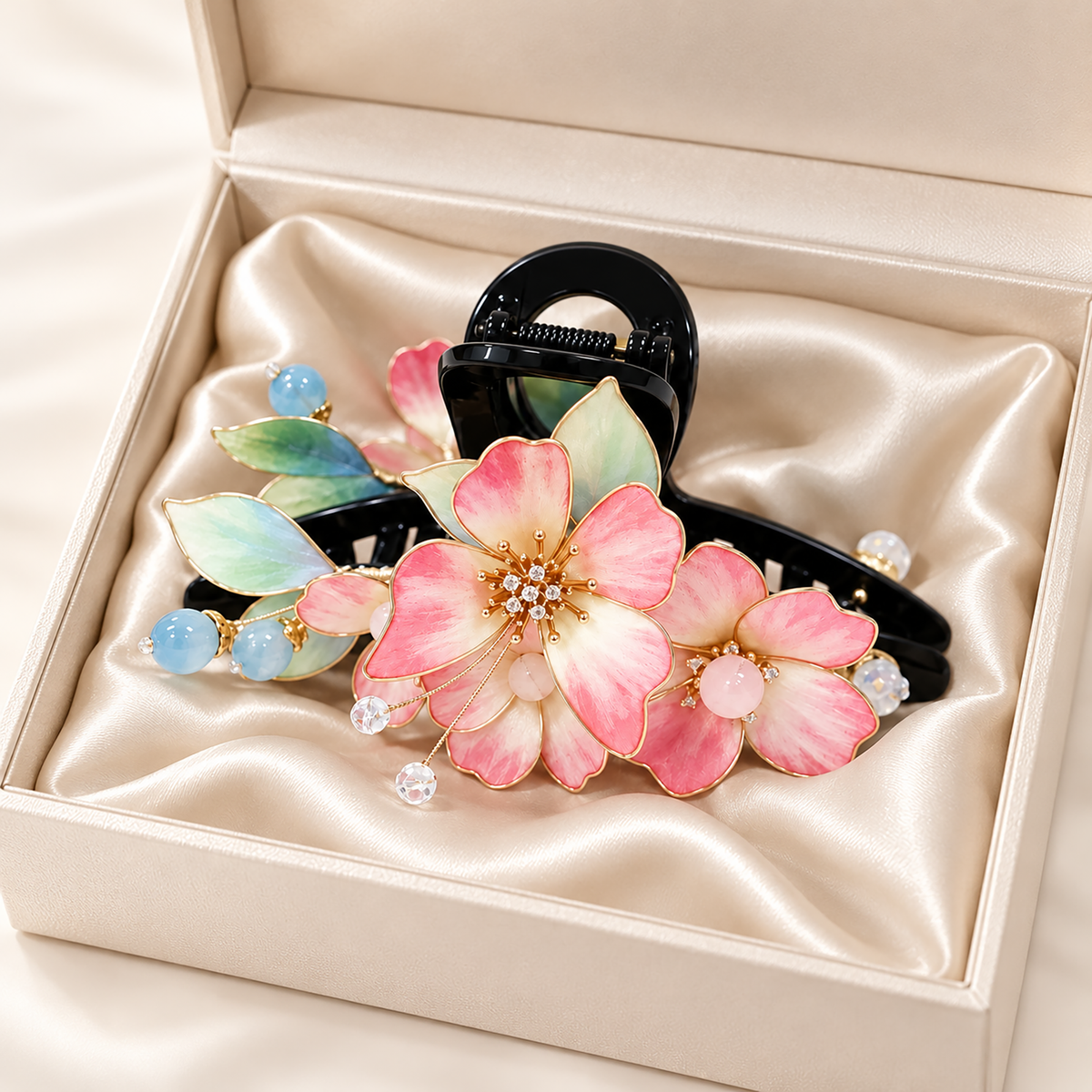 Pink Rouge Cup Ronghua claw clip alternate product view