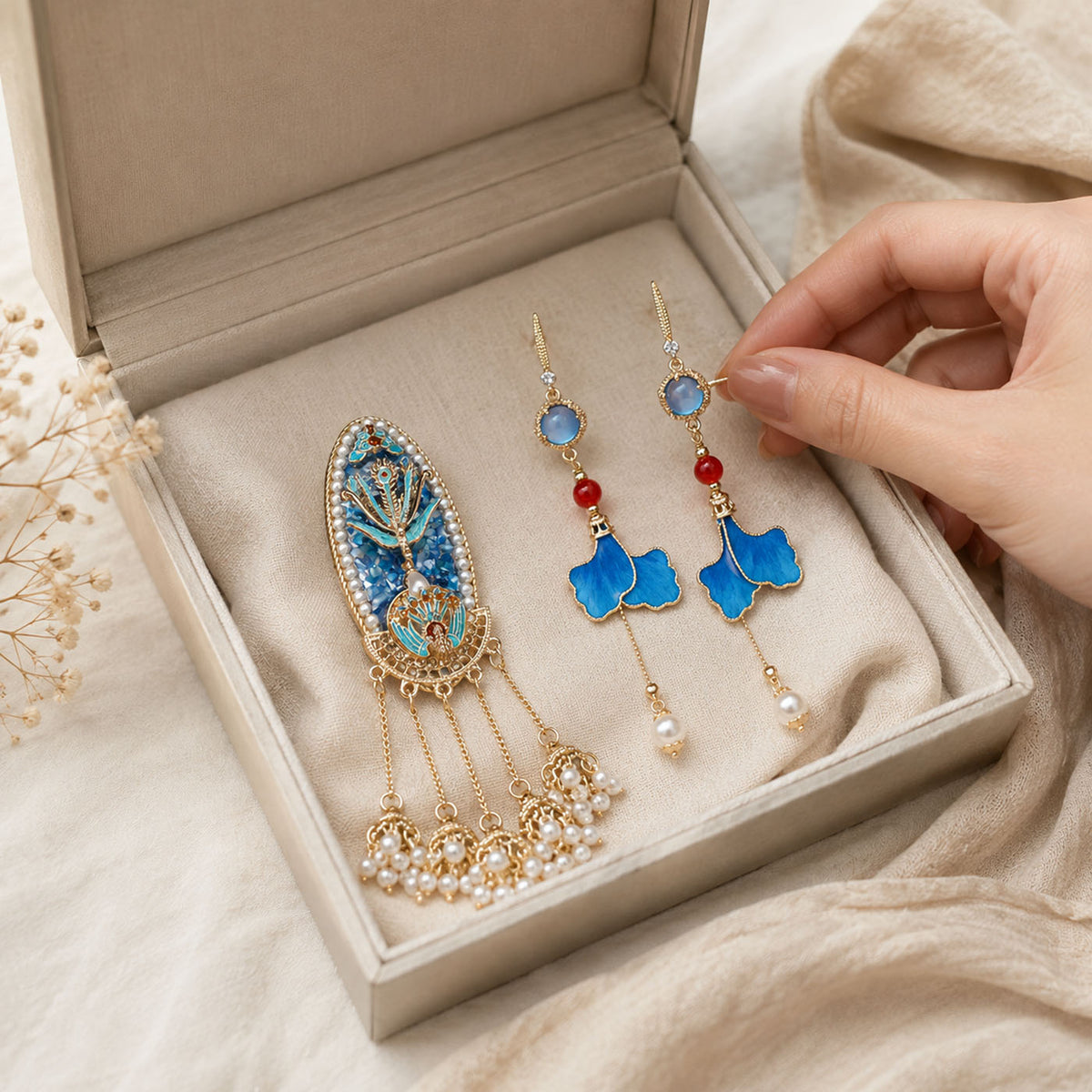 Handcrafted accessory stored carefully with CLMADE product care guidance